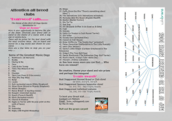 Breed Stall Flyer