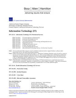 IT Schedule Price List