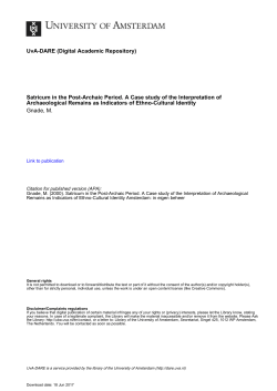 (Digital Academic Repository) Satricum in the Post