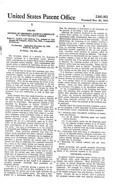 Method of dispersing barium carbonate in a non