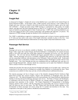Chapter 11 Rail Plan
