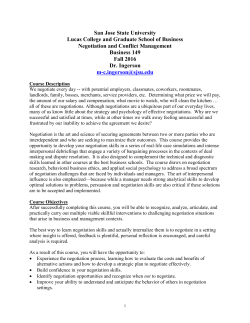 San Jose State University Lucas College and Graduate School of