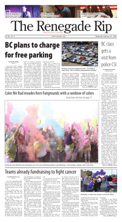 BC plans to charge for free parking