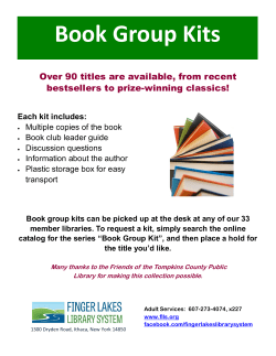 Book Group Kits