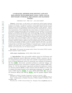 A parallel method for solving Laplace equations with Dirichlet data
