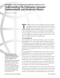 Understanding the Polarization between Fundamentalist and