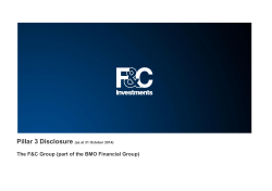 Capital Requirements Directive Pillar 3 Disclosures