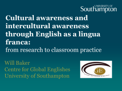 Presentation - University of Sussex