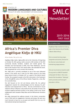 Newsletter - School of Modern Languages and Cultures