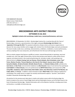 breckenridge arts district preview