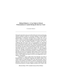 Richard Roberts: A Case Study in Liberal