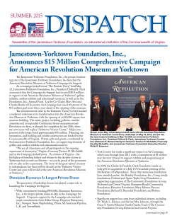 Summer-2015-Dispatch - Jamestown