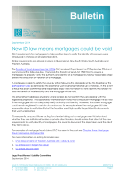 New ID law means mortgages could be void