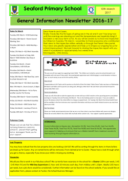 General Information Newsletter 10.03.2017