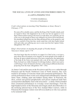 the social lives of lived and inscribed objects: a lapita perspective