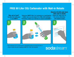 FREE 60 Liter CO2 Carbonator with Mail