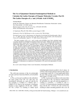 The Use of Quantum-Chemical Semiempirical Methods to Calculate