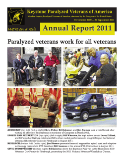 2011 Annual Report - Keystone Paralyzed Veterans of America
