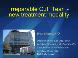 Irreparable Rotator Cuff tear