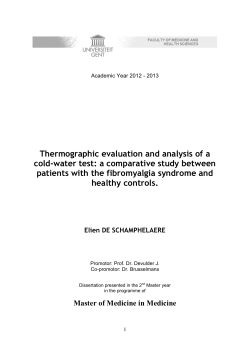 Thermographic evaluation and analysis of a cold