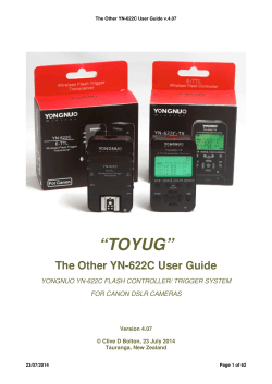 The Other YN-622C User Guide