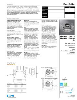 Portfolio ADP110789 LD6A LED Narrow Medium Wide Beam