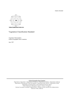National Vegetation Classification Standard