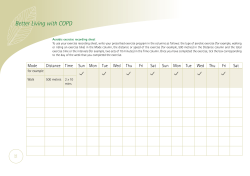 Exercise Recording Sheet