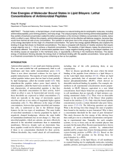 Free Energies of Molecular Bound States in Lipid Bilayers: Lethal