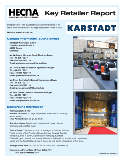 Key Retail - Karstadt:Layout 5