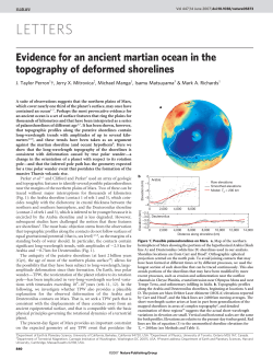Reprints - UC Berkeley Earth and Planetary Science