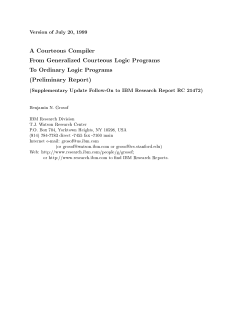 A Courteous Compiler From Generalized