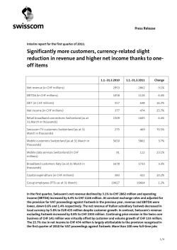 Significantly more customers, currency-related slight