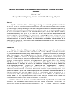 Size-based ion selectivity of micropore electric double layers in