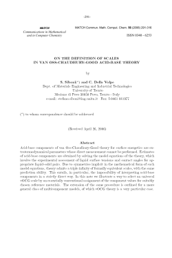 On the Definition of Scales in Van Oss-Chaudhury