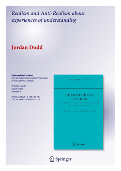 Realism and Anti-Realism about experiences of