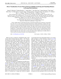 Direct Visualization of Laser-Driven Electron Multiple Scattering and