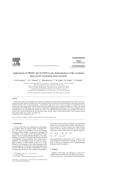 Application of SRIXE and XANES to the determination of the