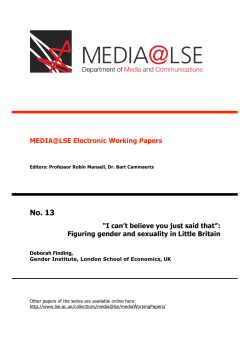 Figuring gender and sexuality in Little Britain