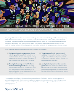 board strategies for overcoming the most common succession
