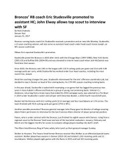 January 31, 2017 - Denver Broncos Media Room