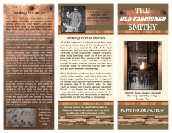 the smithy - Fultz House Museum