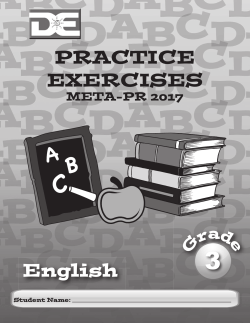 English EXERCISES PRACTICE