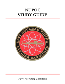 nupoc study guide - UC Berkeley NROTC
