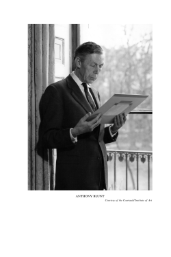 anthony blunt - British Academy