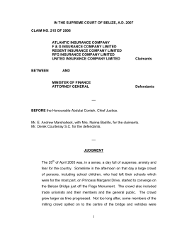 Supreme Court Claim No. 215 of 2006