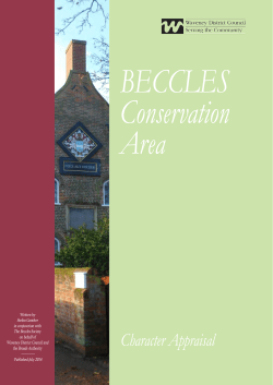 Character Appraisal - Waveney District Council