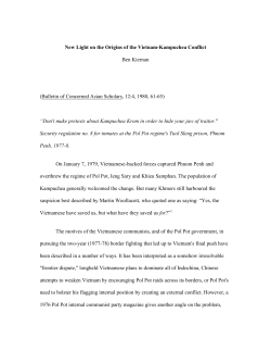 New Light on the Origins of the Vietnam