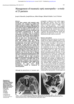 of 23 patients - British Journal of Ophthalmology