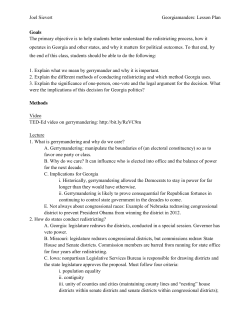 Joel Sievert Georgiamanders: Lesson Plan